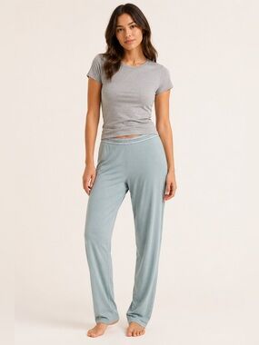 Calvin Klein unisex pajama pants teal